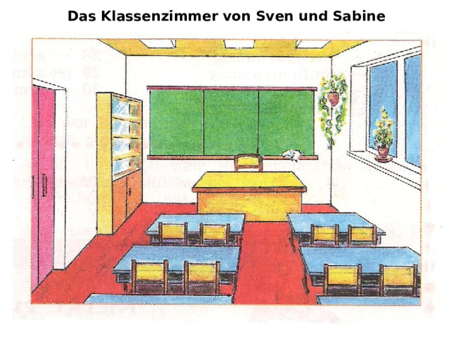 Das Klassenzimmer von Sven und Sabine 