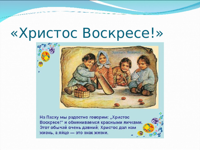 «Христос Воскресе!» 