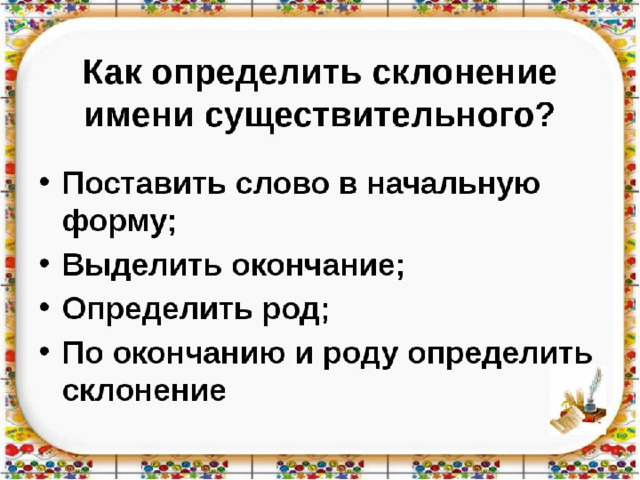 Нужен существительное. Чтобы определить склонение имени существительного. Как определить склонение имен существительных. Как определить склонение. Как определиььсклонение.