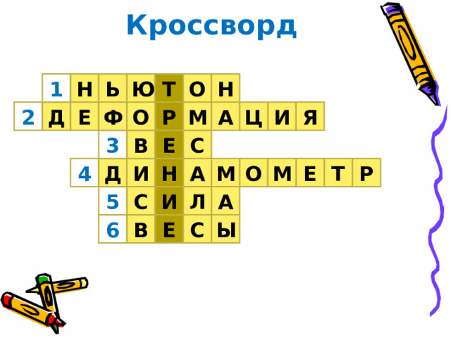 Кроссворд Ь Ю Т О Н Н 1 Р Ф О 2 А М Я Ц И Д Е Е С В 3 М 4 Н Е Р Д И О М А Т И С Л А 5 С В Ы Е 6 