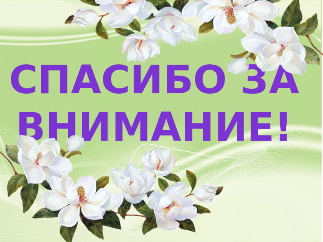 Спасибо за внимание! 