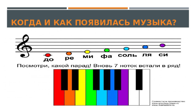 Когда и как появилась музыка? 