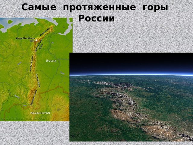 Самые протяженные горы России 