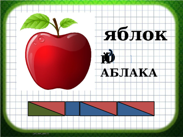 яблоко Й АБЛАКА  