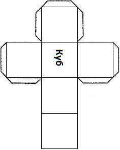 Модель куба 4 класс. Куб гексаэдр развертка. Развертка гексаэдра Куба. Куб гексаэдр схема. Развертка многогранника Куба.