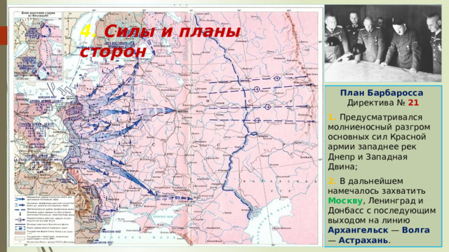 Германский стратегический план о разгроме основных сил красной армии в рамках кратковременной