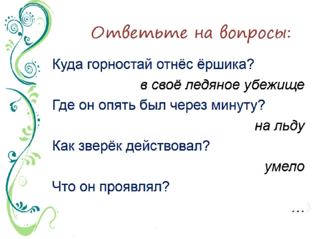 4 класс изложение повествовательного текста по самостоятельно составленному плану