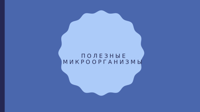   полезные микроорганизмы 