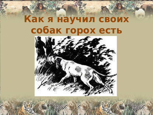 Как я научил своих собак горох есть 