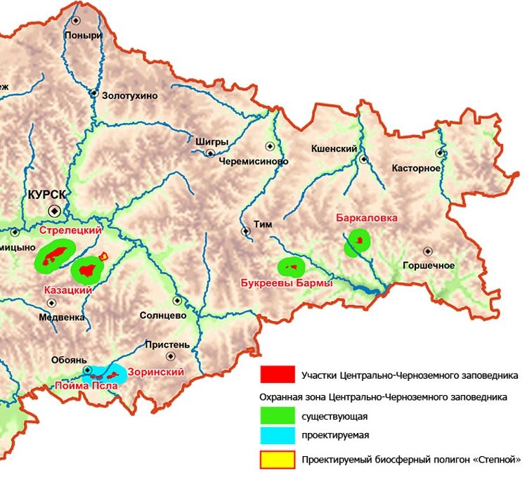 Медвенский район курская область карта