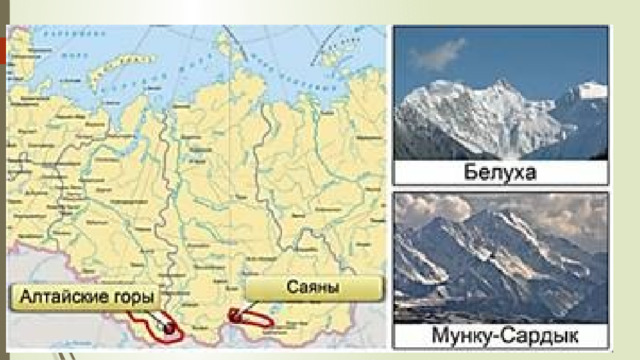 Саяны где. Гора Белуха на карте России. Горы Алтай на карте России контурная карта. Алтайские горы на карте России. Местоположение горы Саяны.