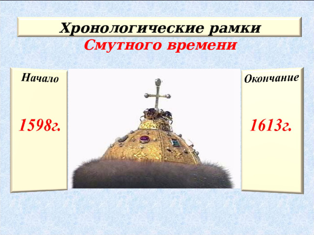 Хронологические рамки Смутного времени 