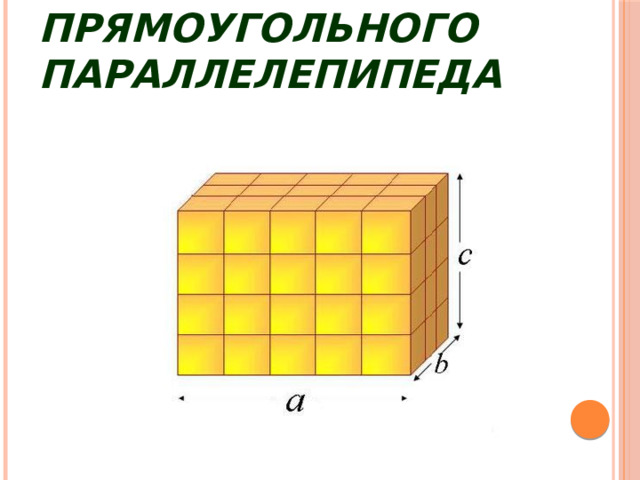 Технологическая карта объем прямоугольного параллелепипеда 5 класс