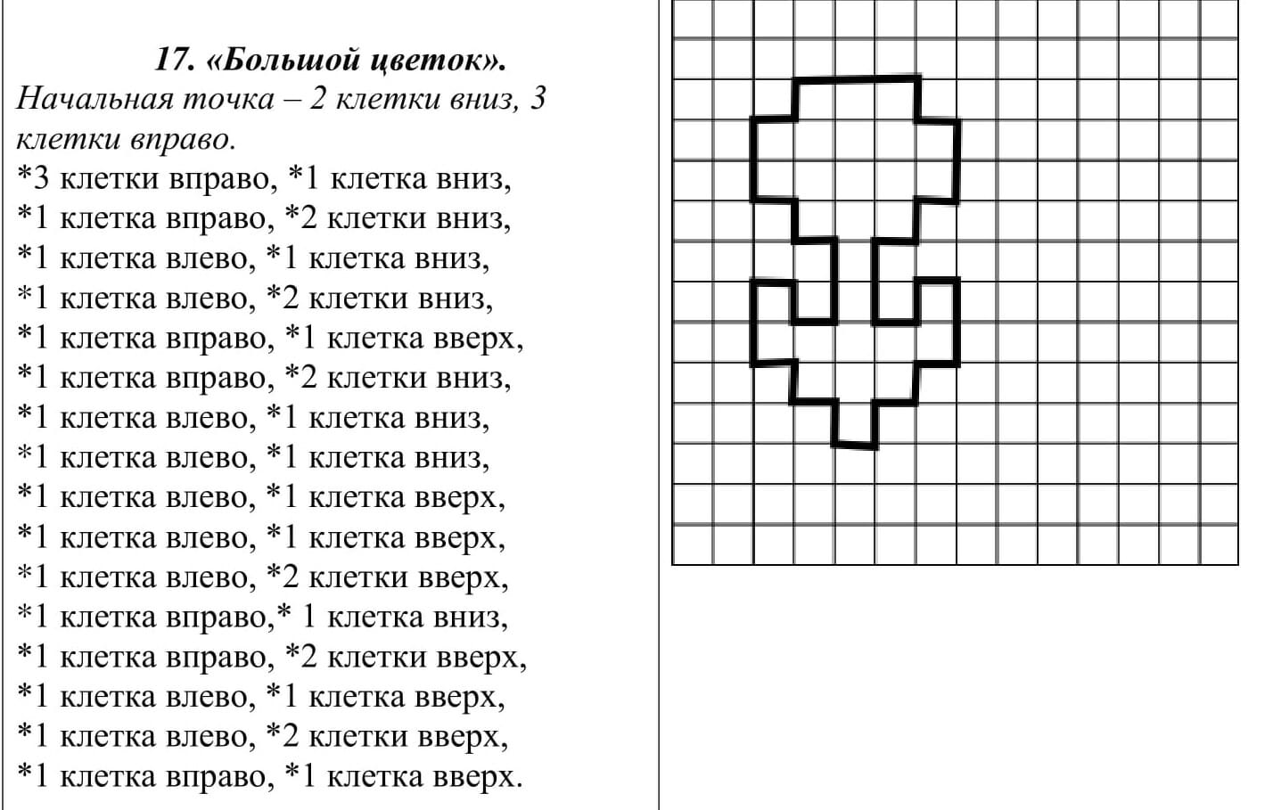 Примеры для графического диктанта 6 класс