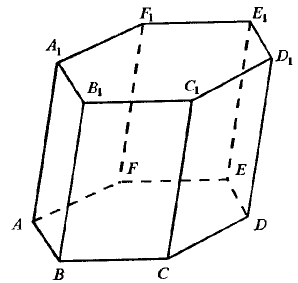 Наклонный параллелепипед чертеж