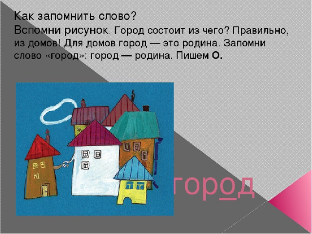 Переведи слово город