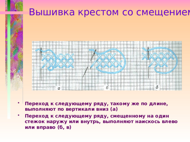 Вышивка 1 класс технология презентация