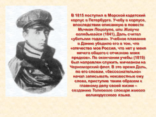 Факты из жизни дали. Мичман Владимир даль. Владимир даль друг Пушкина. Владимир даль презентация 6 класс. Факты о Владимире Ивановиче дале.