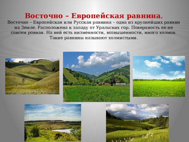 Тип почвы русской равнины