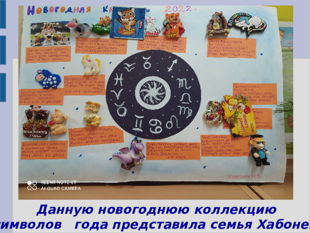  Данную новогоднюю коллекцию символов года представила семья Хабонен  
