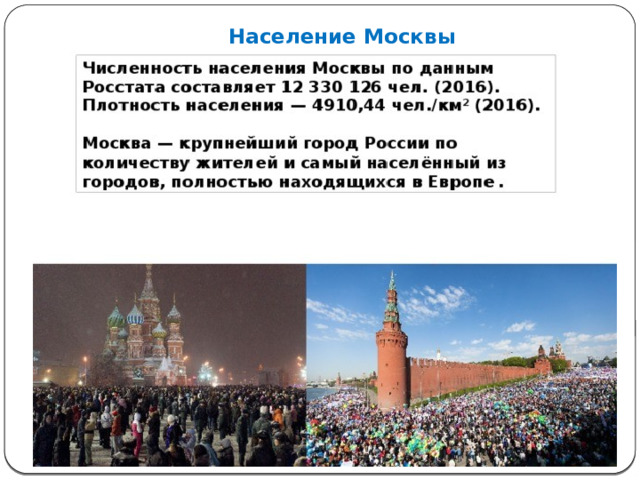 Население Москвы 