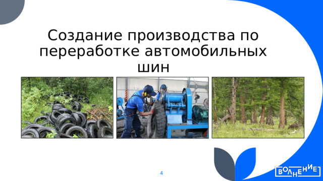 Создание производства по переработке автомобильных шин 1 
