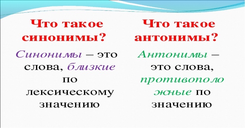 Что такое синонимы образец