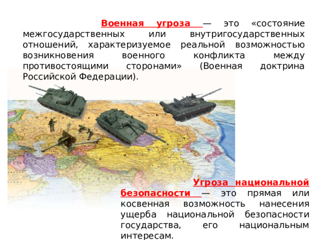 Презентация на тему защита национальной безопасности государства от военных угроз