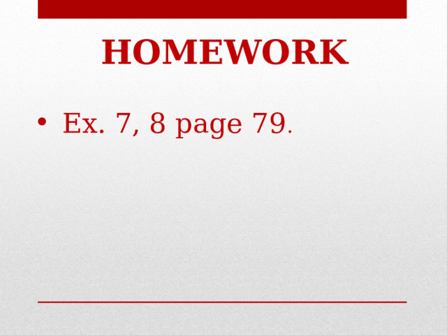 Homework ex 1