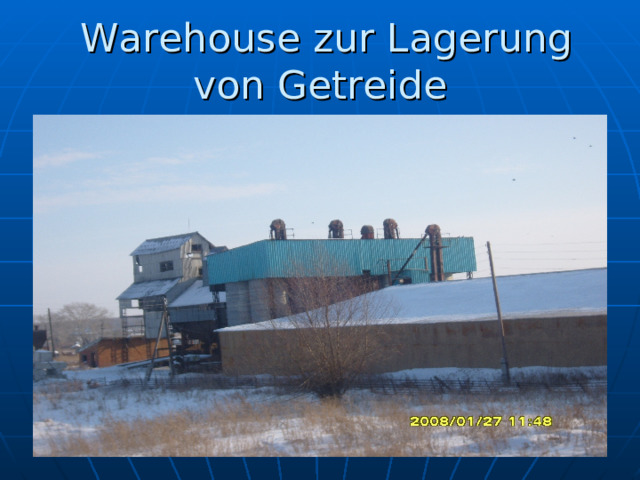  Warehouse zur Lagerung von Getreide 