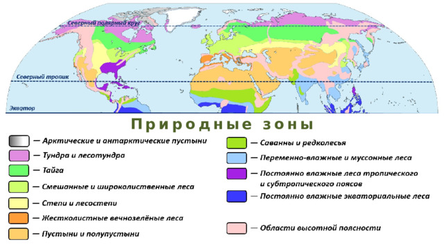 Природные зоны земли. Схема ВЫСОТНОЙ поясности. Название природной зоны Чебоксары. В каком ряду названы только основные природные зоны.