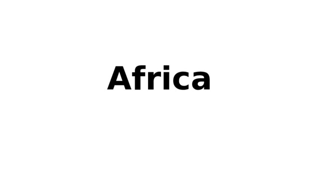Africa  