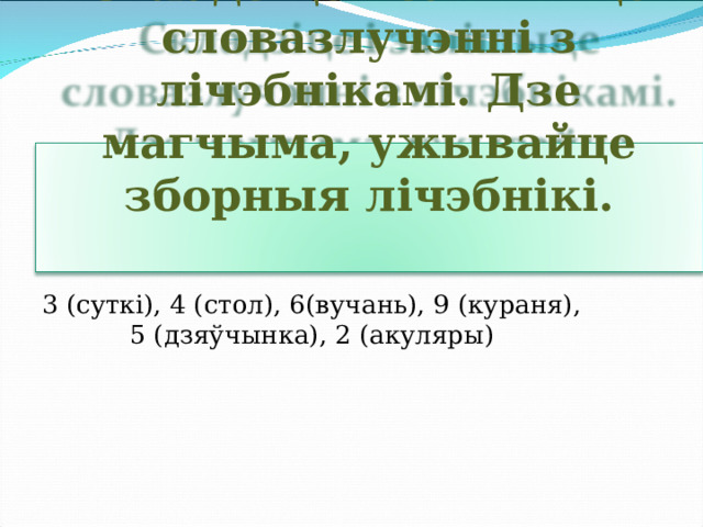 План канспект урока па беларускай мове ў 5 класе