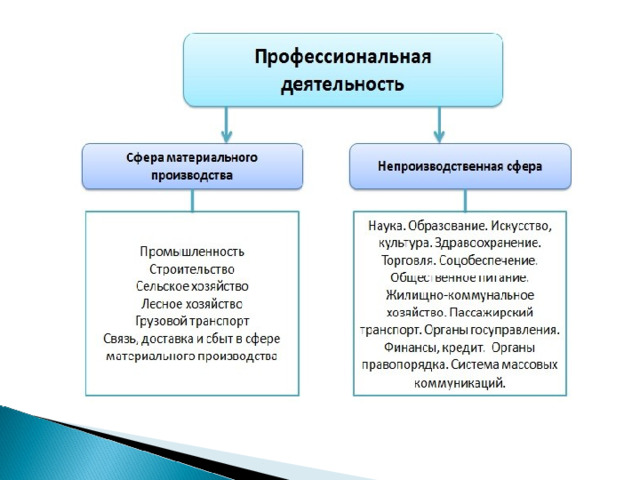 Сферы производства и разделения труда технология 8 класс презентация