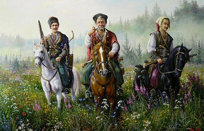 Мужские казачьи причёски.