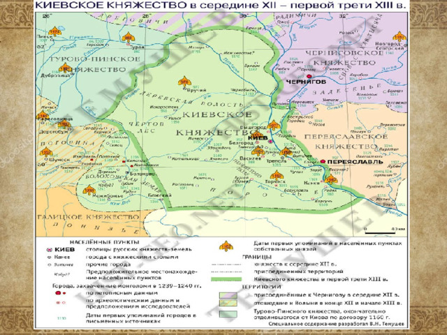 Земли Южной Руси проверочная. Внешняя политика киевского княжества