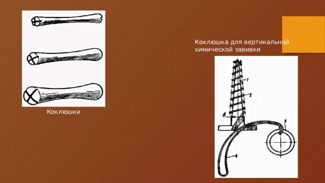 Коклюшка для вертикальной химической завивки Коклюшки 
