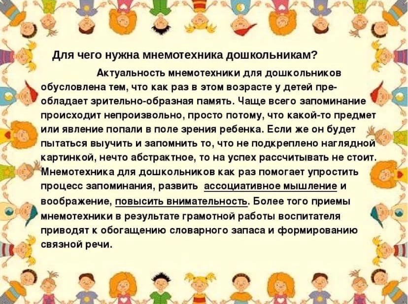 Мнемотехника презентация для воспитателей