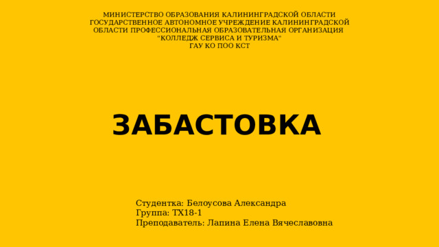 Право на забастовку презентация