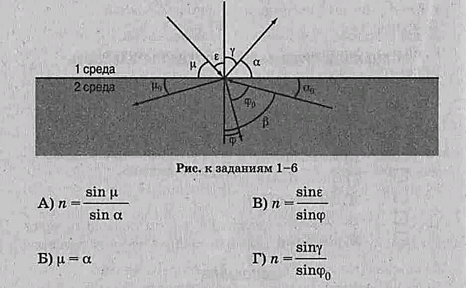 Ответ угол преломления на рисунке обозначен буквой