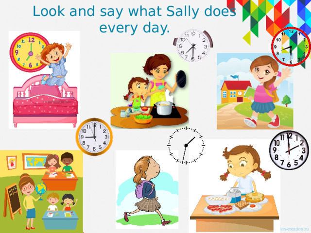 What does sally say is