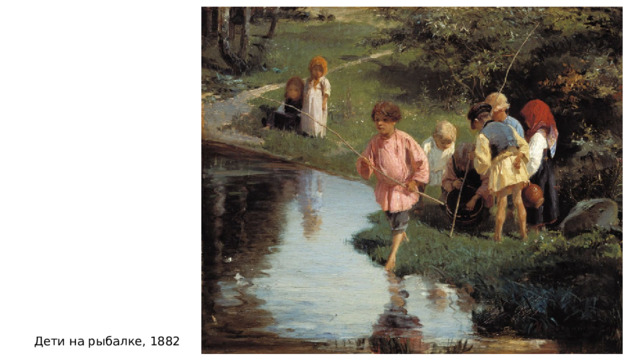 Дети на рыбалке, 1882 