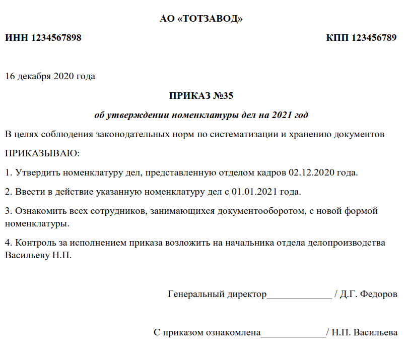 В каком месте карты размещается наименование должности ответственного за разработку плана действий