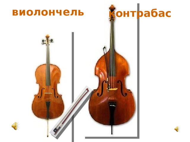 виолончель контрабас 