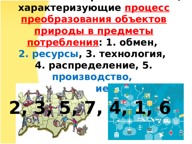 Преобразование объектов природы в предметы потребления