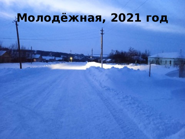 Молодёжная, 2021 год 