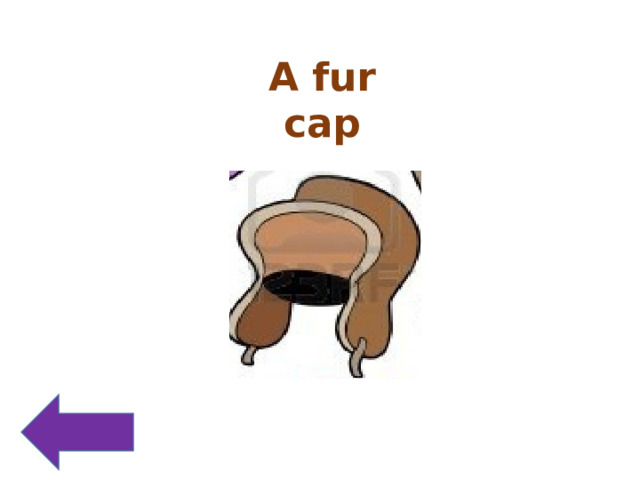 A fur cap 