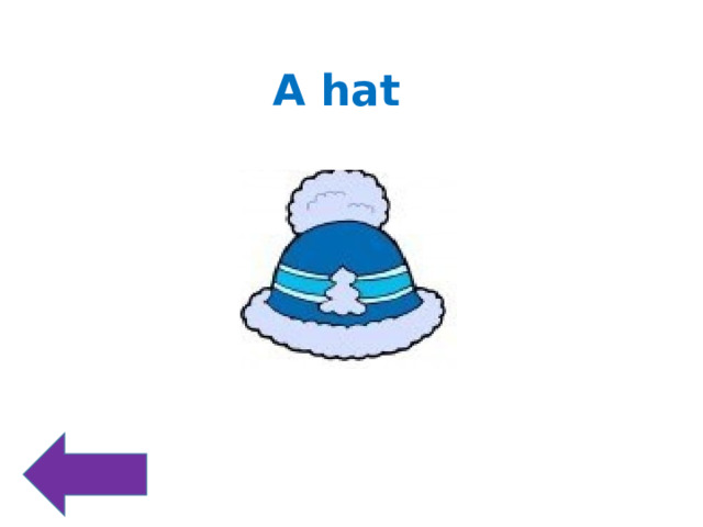 A hat 