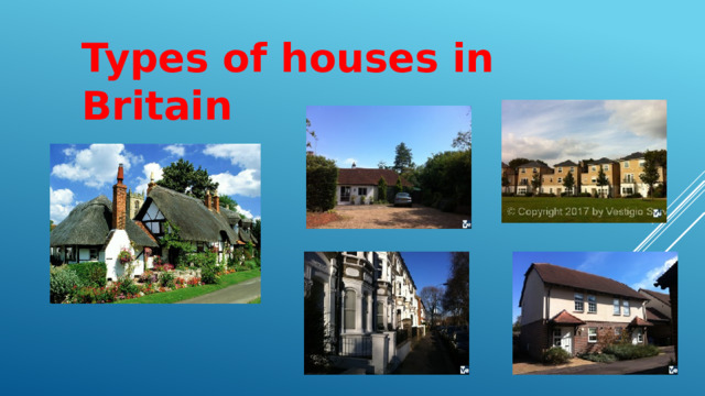 Types of houses in Britain 