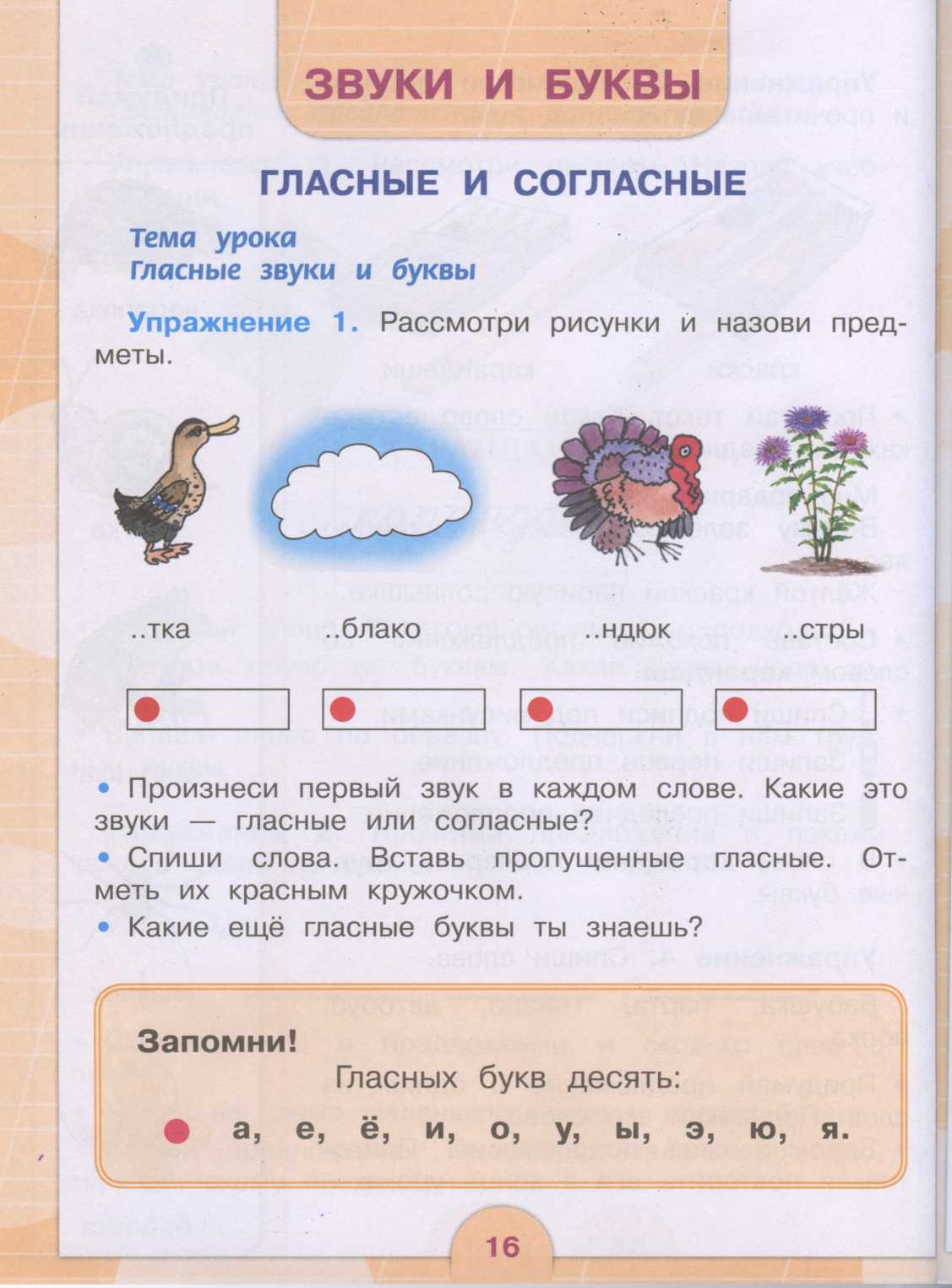 План урока «Звуки и буквы. Произнесение последнего звука в слове. Запись  последней буквы» для обучающихся с умственной отсталостью 2 класса